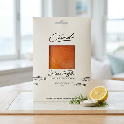 Cured Black Truffle Smoked Salmon