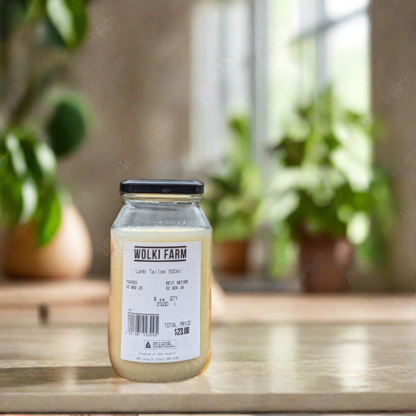 Grass Fed Lamb Tallow Wolki Farm