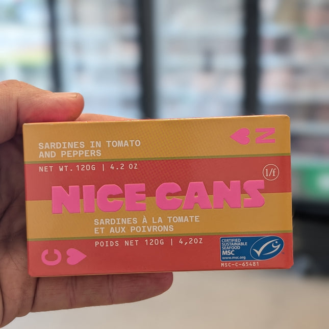 Nice Cans Sardines in Tomato and Peppers 120g