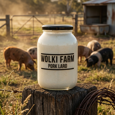 Grass Fed Pork Lard