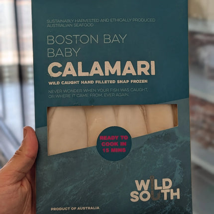 Boston Bay Baby Calamari 280g - Wolki Farm