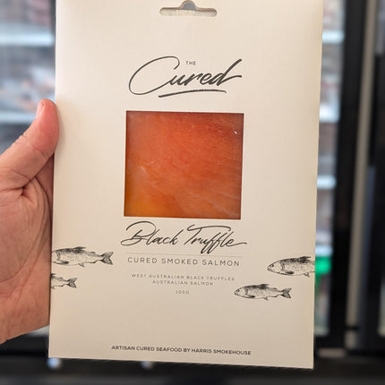 Cured Black Truffle Smoked Salmon