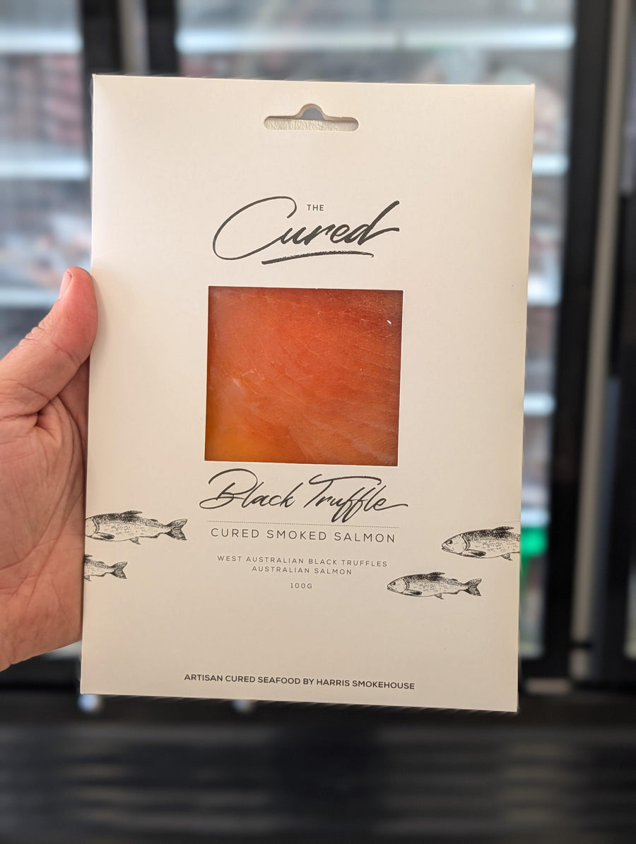 Cured Black Truffle Smoked Salmon — view 2