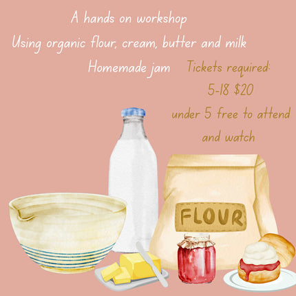Scone Making Workshop- School Holiday Activities
