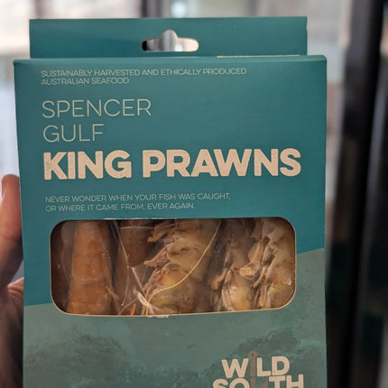 Spencer Gulf King Prawns 400g - Wolki Farm