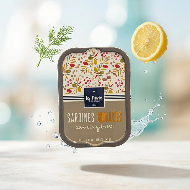 La Perle Grilled Sardines in Olive Oil with 5 Berries – Wolki Farm