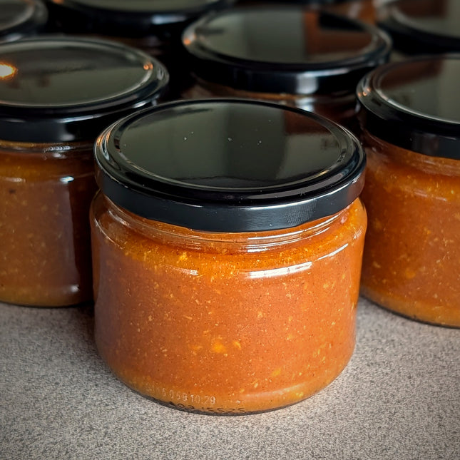 Jars of Mrs W's Christmas Glaze
