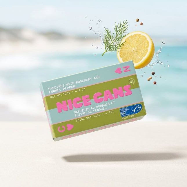 Nice Cans Sardines with Wild Rosemary and Fennel Pepper – Wolki Farm