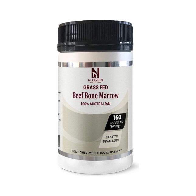 NXGEN Grass-Fed Beef Bone Marrow Capsules — 160 count