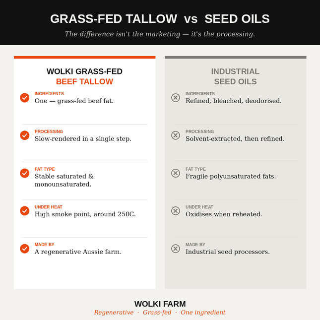 Grass Fed Beef Tallow