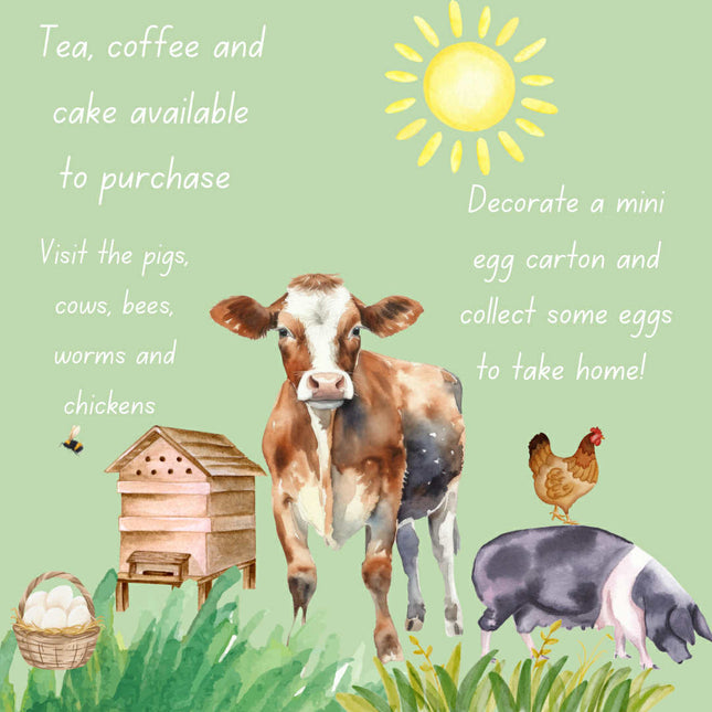Farm Tour + Egg Carton Craft- School Holiday Activities