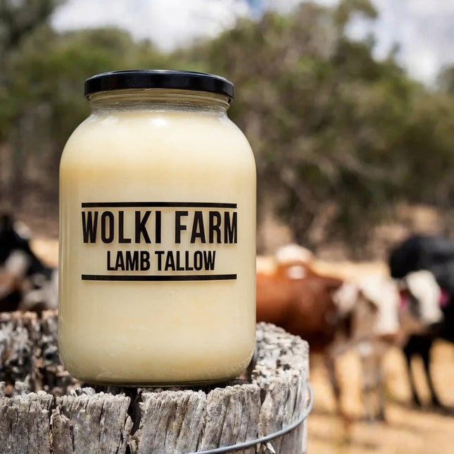 Wolki Farm Lamb Tallow 2 Litre jar
