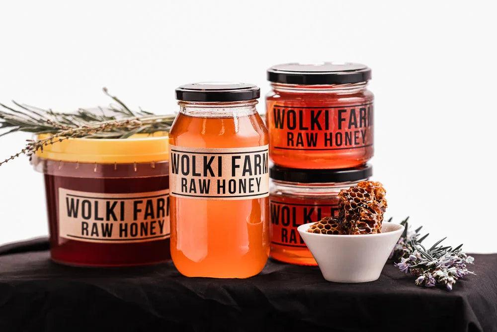 Raw Unfiltered Honey - Wolki Farm